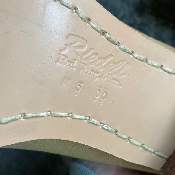 VINTAGE Riedell | Model 130M BOOTS ONLY Mens Size 5 Tan Discontinued Rental W6.5 - Picture 3 of 17